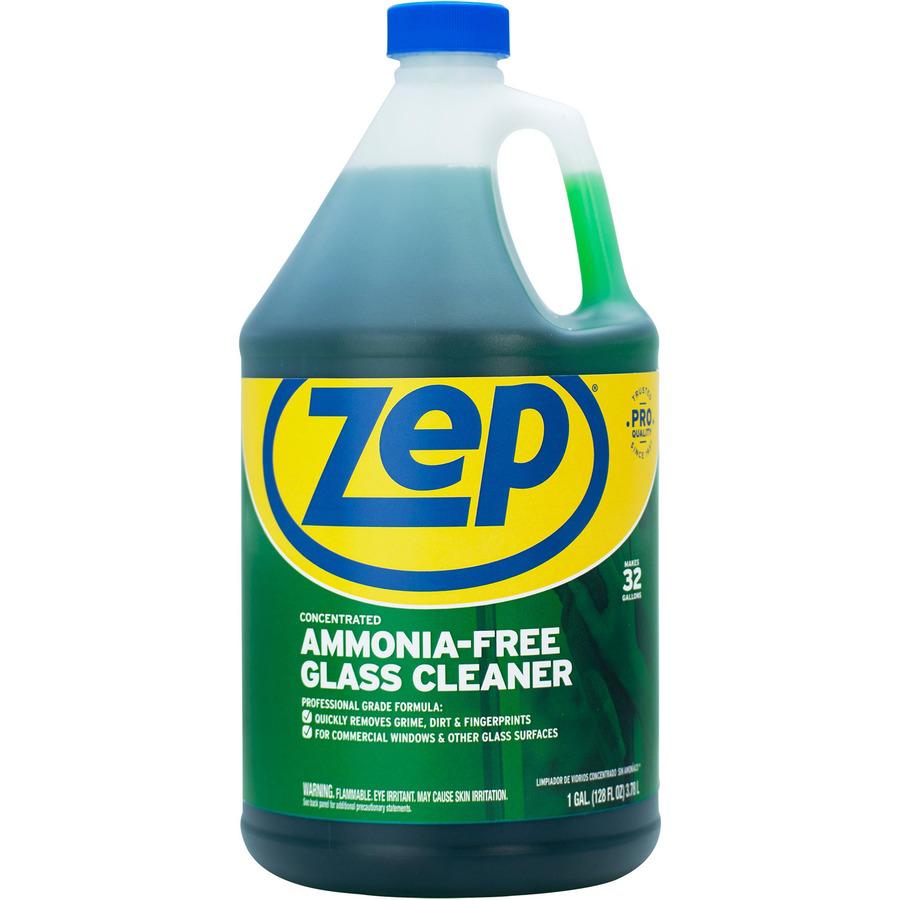 Zep Glass Cleaner Concentrate - Concentrate - 128 fl oz (4 quart) - 4 / Carton - Ammonia-free, Non-streaking. Picture 2