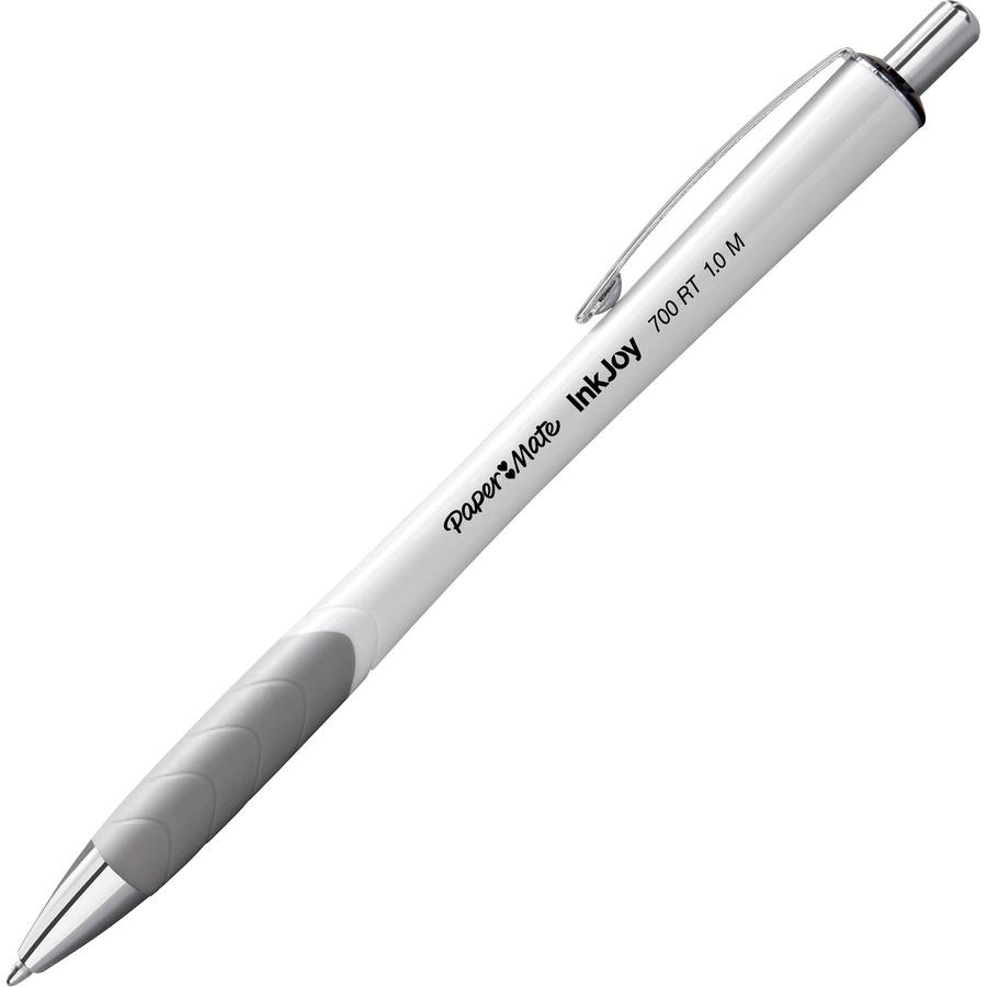 Paper Mate InkJoy 700 RT Ballpoint Pens - 1 mm Pen Point Size - Retractable - Blue - White Barrel - 1 / Box. Picture 3