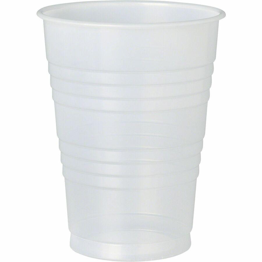 Solo Galaxy 16 oz Plastic Cold Cups - 50.0 / Bag - 20 / Carton - Translucent - Polystyrene - Cold Drink. Picture 7