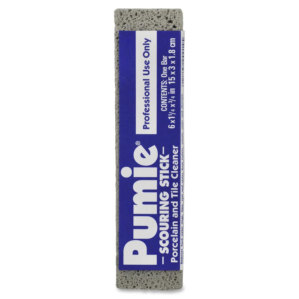 U.S. Pumice US Pumice Co. Heavy Duty Pumie Scouring Stick - 72 / Carton - Gray. Picture 3