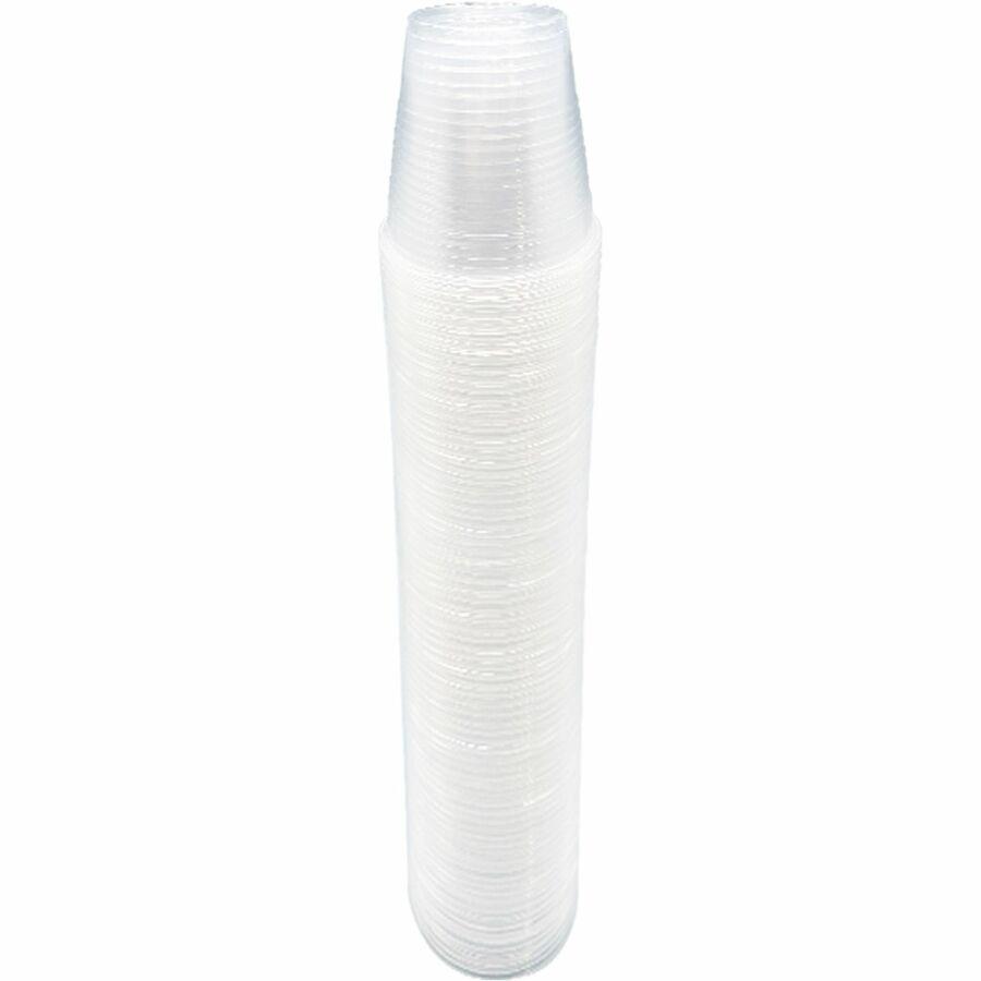 Genuine Joe 5 oz Transparent Beverage Cups - 100 / Bag - 25 / Carton - Clear - Plastic - Beverage. Picture 4