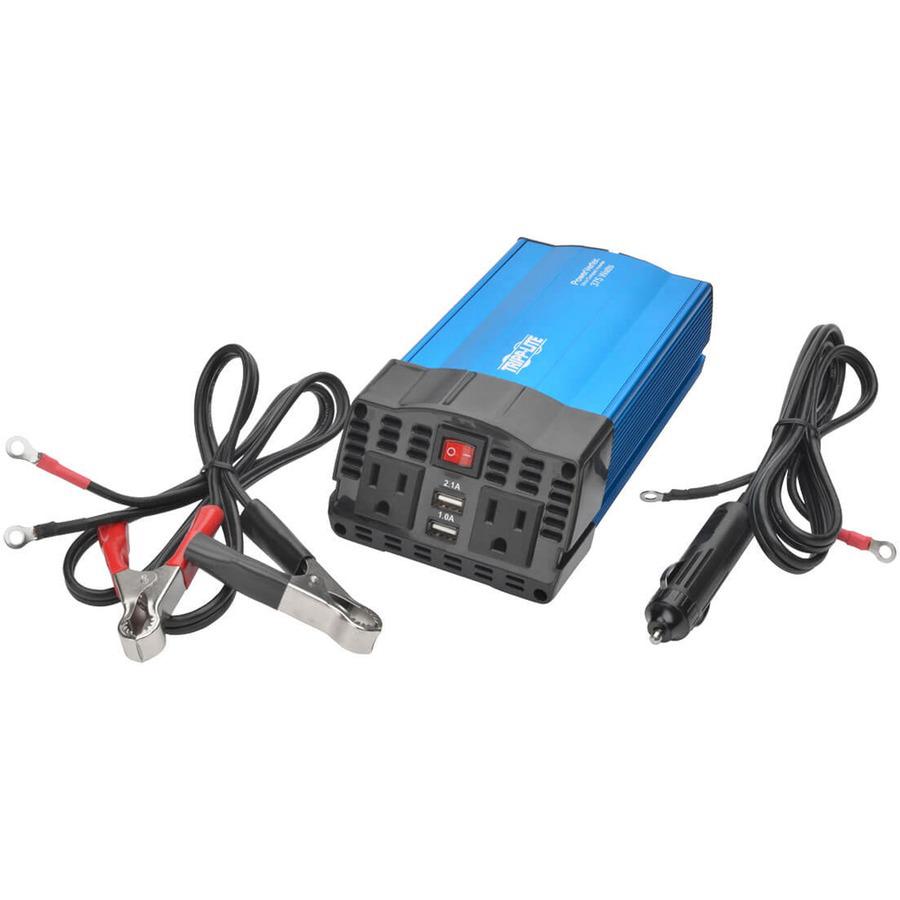 Tripp Lite 375W Car Power Inverter 2 Outlets 2-Port USB Charging AC to DC - Input Voltage: 12 V DC - Output Voltage: 120 V AC - Continuous Power: 375 W. Picture 7
