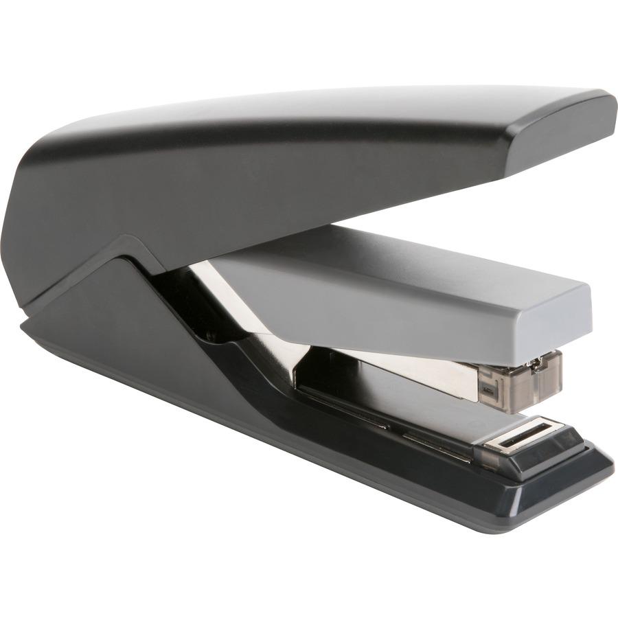 Business Source Full Strip Flat-Clinch Stapler - 30 of 20lb Paper Sheets Capacity - 210 Staple Capacity - Full Strip - 1/4" Staple Size - 1 Each - Black. Picture 10