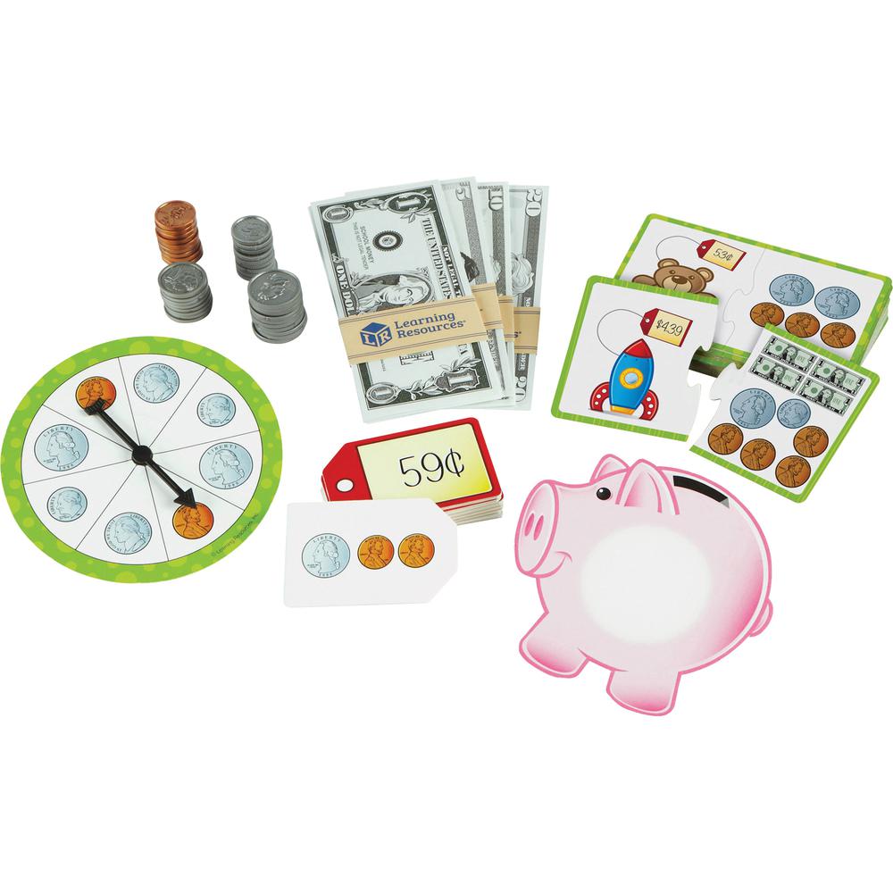 Learning Resources Money Activity Set - Theme/Subject: Learning - Skill Learning: Visual, Money, Addition, Subtraction, Making Change, Equivalence, Counting, Fine Motor, Problem Solving, Tactile Discr. Picture 2