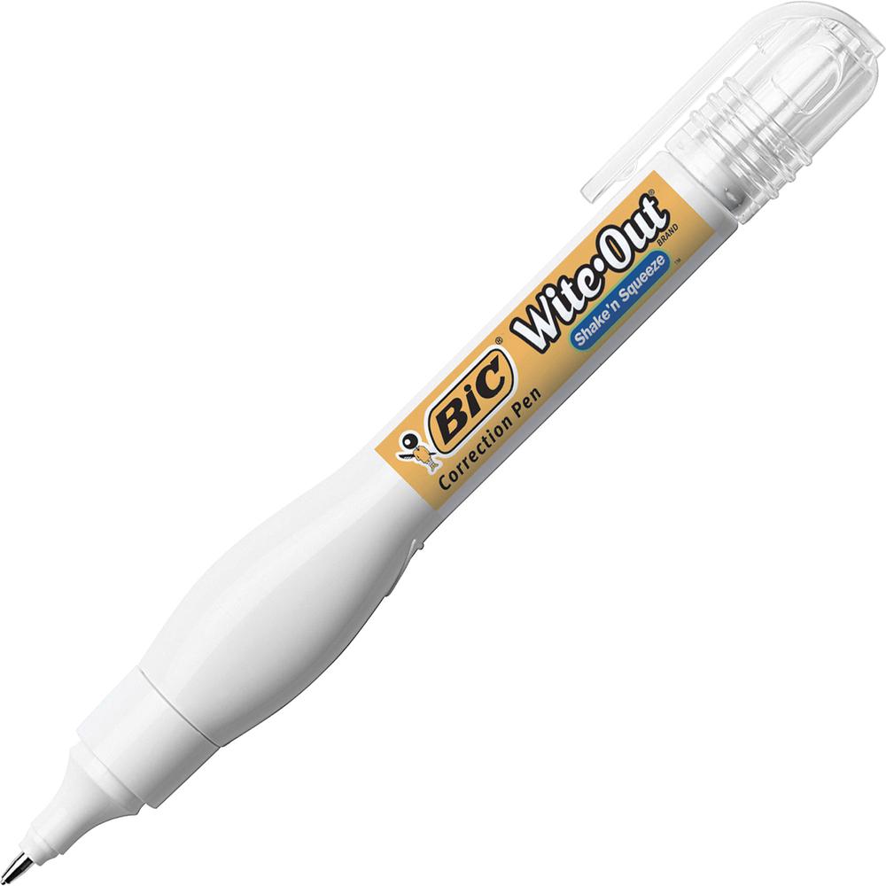 Wite-Out Shake 'N Squeeze Correction Pen - Tip Applicator - 8 mL - White - 6 / Box. Picture 3