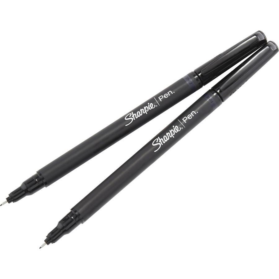 Sharpie Fine Point Pen - Fine Pen Point - Black - 6 / Box. Picture 8