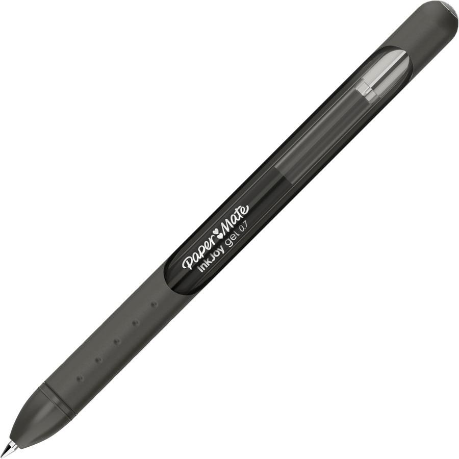 Paper Mate InkJoy Gel Pens - Medium Pen Point - Black Gel-based Ink - 1 Dozen. Picture 5