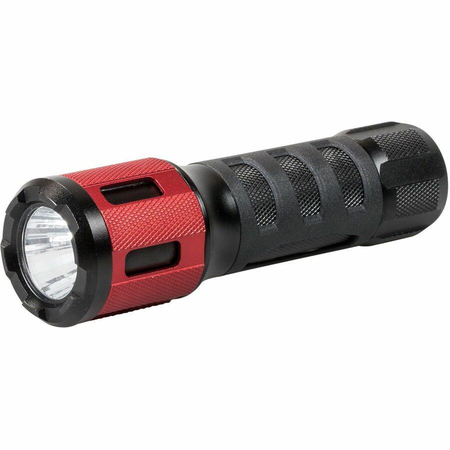 Dorcy Ultra HD Series Twist Flashlight - 360 lm Lumen - 3 x AAA - Battery - Impact Resistant - Black, Red - 1 Each. Picture 11