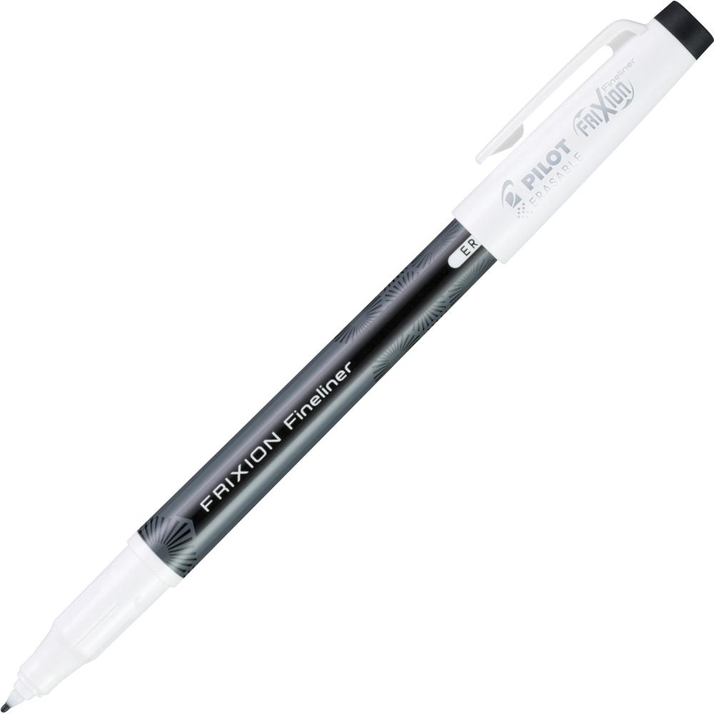 FriXion Fineliner Erasable Marker Pens - Fine Pen Point - 0.6 mm Pen Point Size - Black Gel-based Ink - 1 Dozen. Picture 3