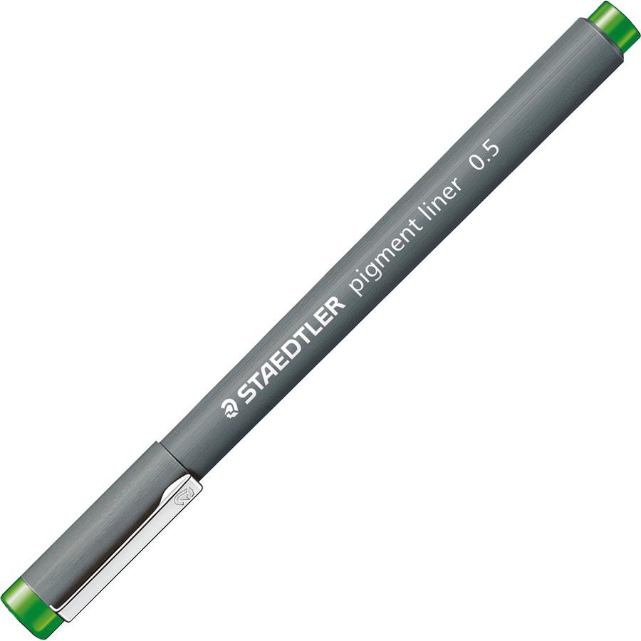 Staedtler Pigment Liner 308 - Fine Pen Point - 0.5 mm Pen Point Size - Assorted Pigment-based Ink - Polypropylene Barrel - Metal Tip - 6 / Set. Picture 6