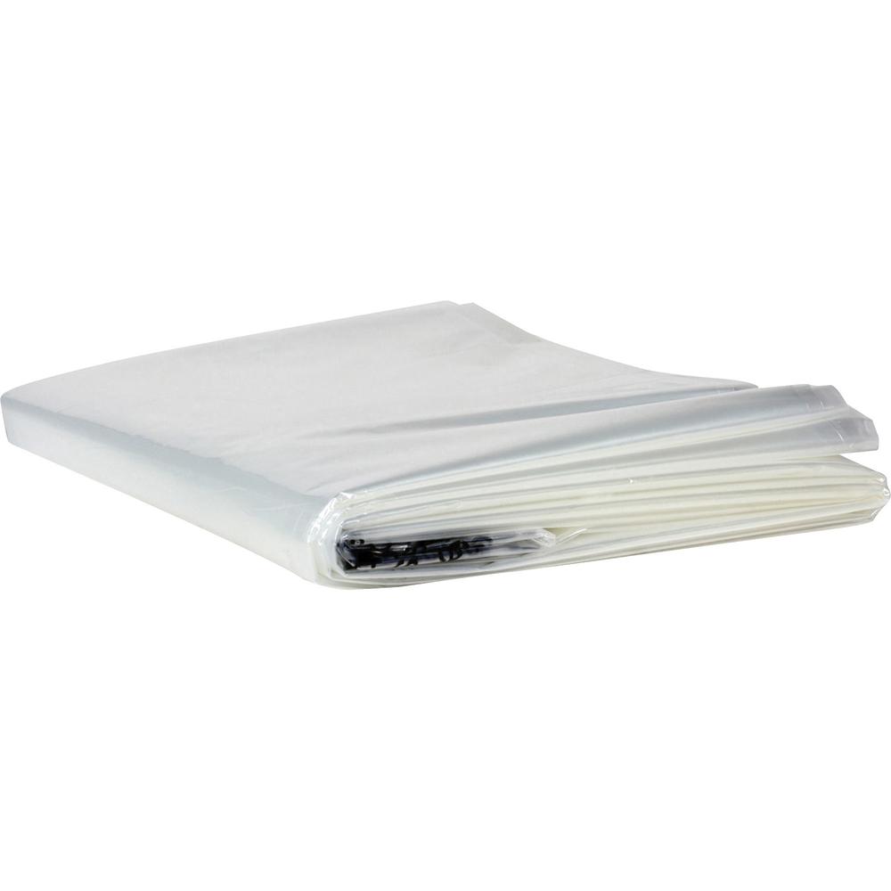 Duck Brand Twin / Full Bed Mattress Cover - 84" Length x 53" Width - Plastic - Clear - 1 Each. Picture 2