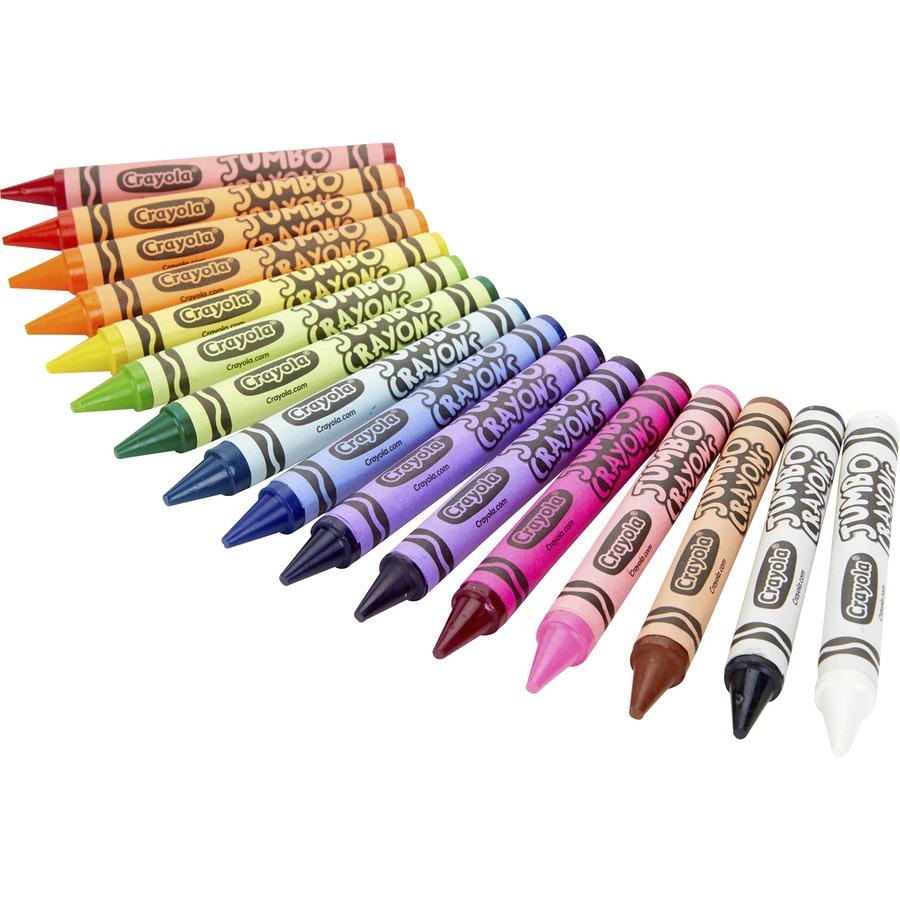 Crayola Jumbo Crayons - Assorted - 16 / Pack