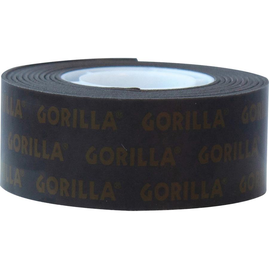 Gorilla Heavy Duty Mounting Tape - 5 ft Length x 1" Width - 1 Each - Black. Picture 5