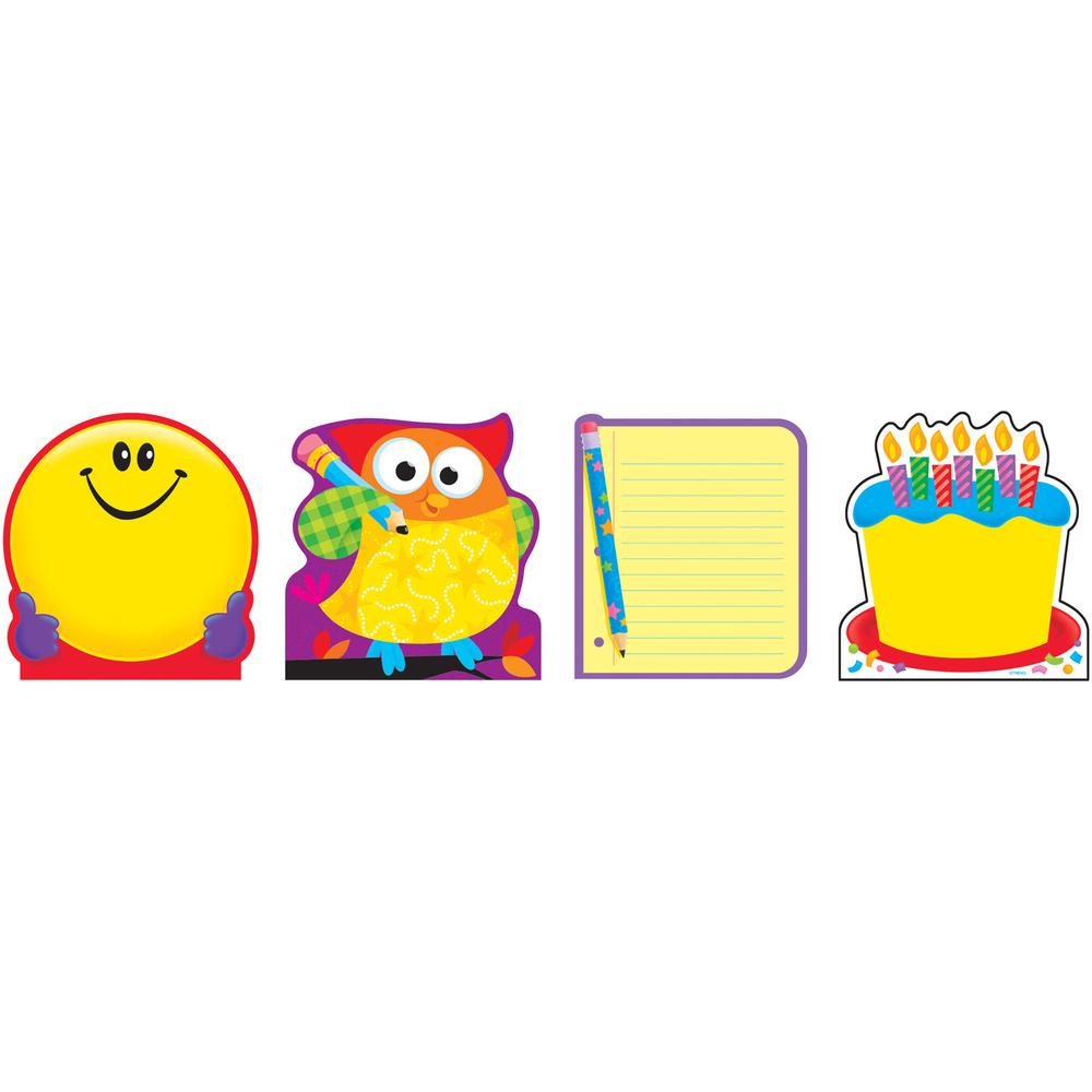 Trend Everyday Favorites Variety Pack Notepads - 5" x 5" - Square - Multicolor - Acid-free, Adhesive - 4 / Pack. Picture 2