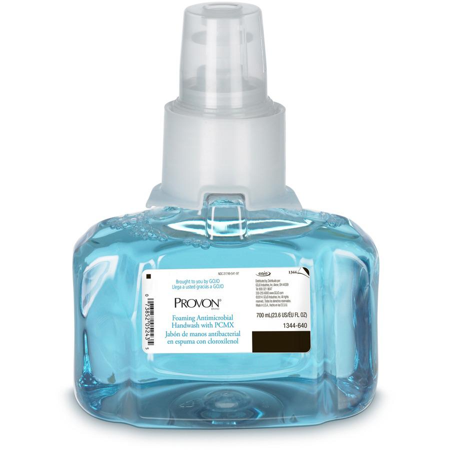 Provon Foaming Antimicrobial Handwash with PCMX - Floral ScentFor - 23.7 fl oz (700 mL) - Pump Bottle Dispenser - Kill Germs, Bacteria Remover - Hand - Triclosan-free, Pleasant Scent - 3 / Carton. Picture 4