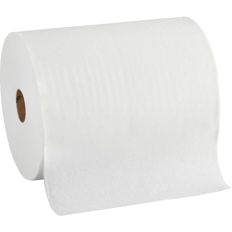 enMotion Paper Towel Rolls, 10" x 800', 40% Recycled, White, Pack Of 6 Rolls - 1 Ply - 10" x 800 ft - 1.75" Core - White - 6 / Carton. Picture 4