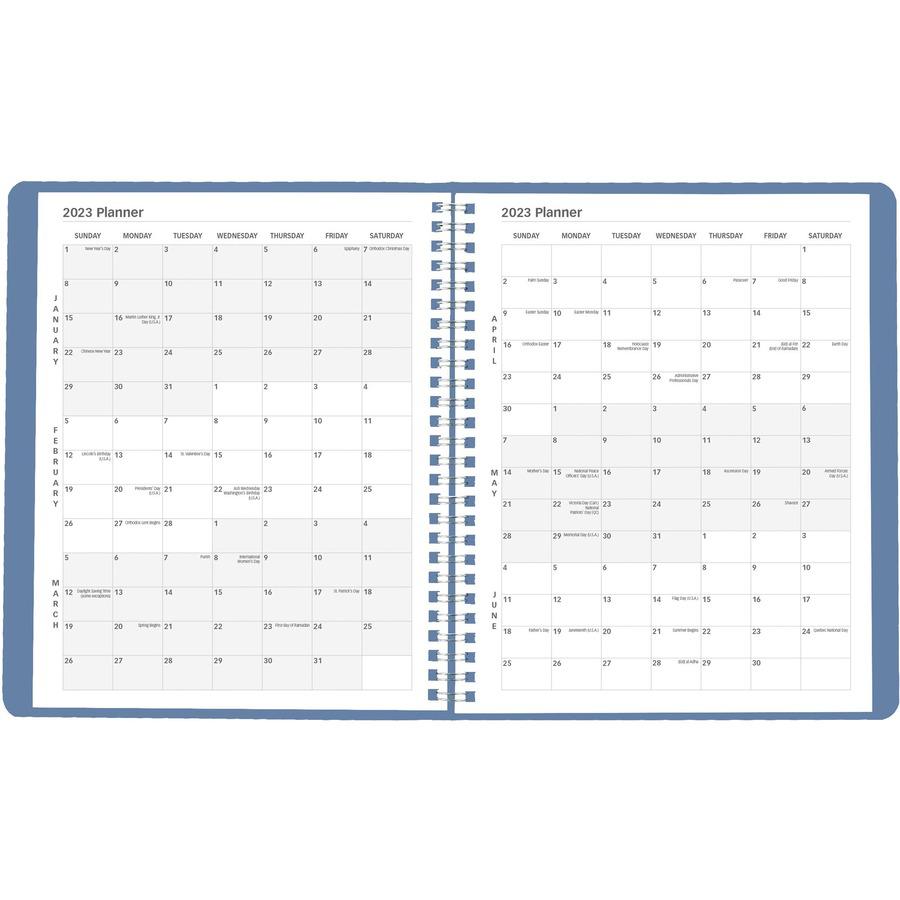 Brownline Mountain Monthly 2023 Planner - Monthly - 14 Month - December 2023 - January 2024 - Twin Wire - Nature's Hues - 8.9" Height x 7.1" Width - Ruled Daily Block, Reminder Section, Notes Area, Si. Picture 11
