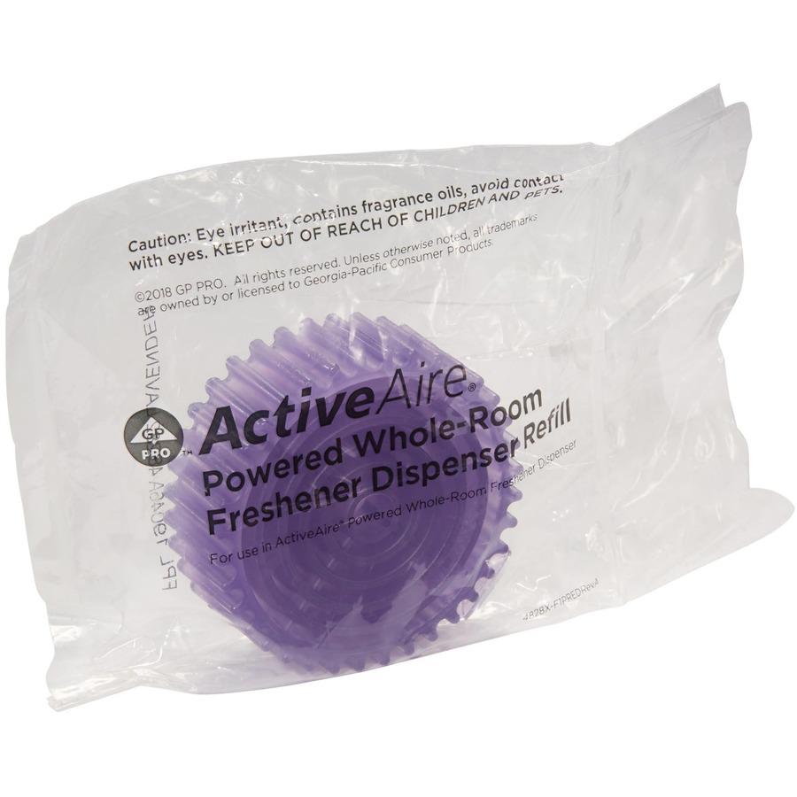 ActiveAire Powered Whole-Room Freshener Dispenser Refills - Lavender - 30 Day - 12 / Carton - Odor Neutralizer. Picture 14