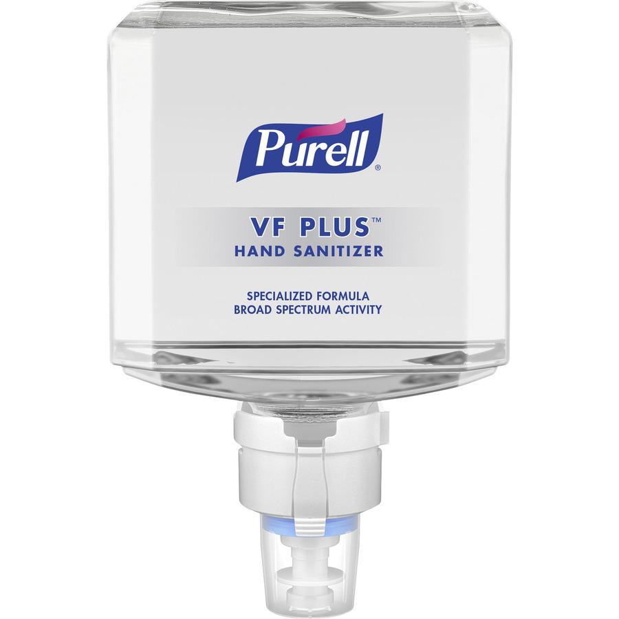 PURELL&reg; VF PLUS Hand Sanitizer Gel Refill - 40.6 fl oz (1200 mL) - Kill Germs, Bacteria Remover - Restaurant, Cruise Ship, Hand - Quick Drying, Fragrance-free, Dye-free, Hygienic - 2 / Carton. Picture 5