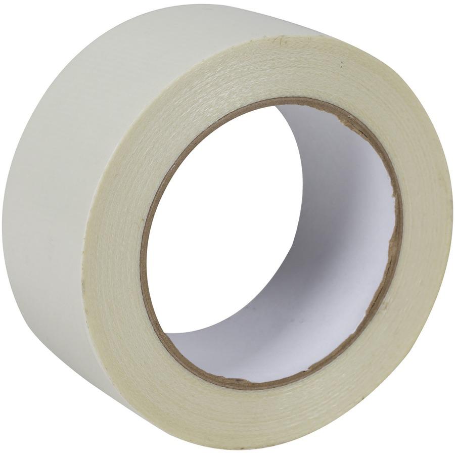 Duck Brand Indoor/Outdoor Carpet Tape - 25 yd Length x 1.88" Width - 1 / Roll - White. Picture 5