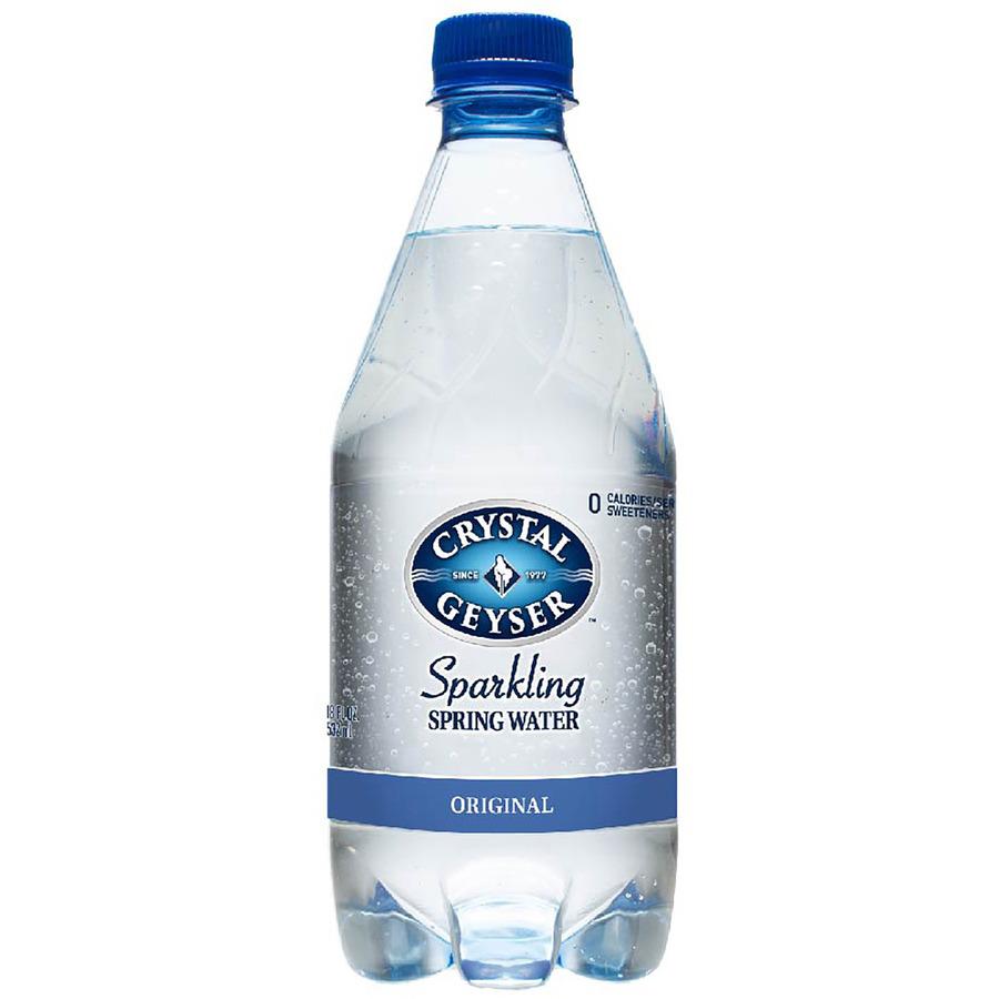 Crystal Geyser Sparkling Spring Water - Ready-to-Drink - 18 fl oz (532 mL) - 12 / Carton / Bottle. Picture 2