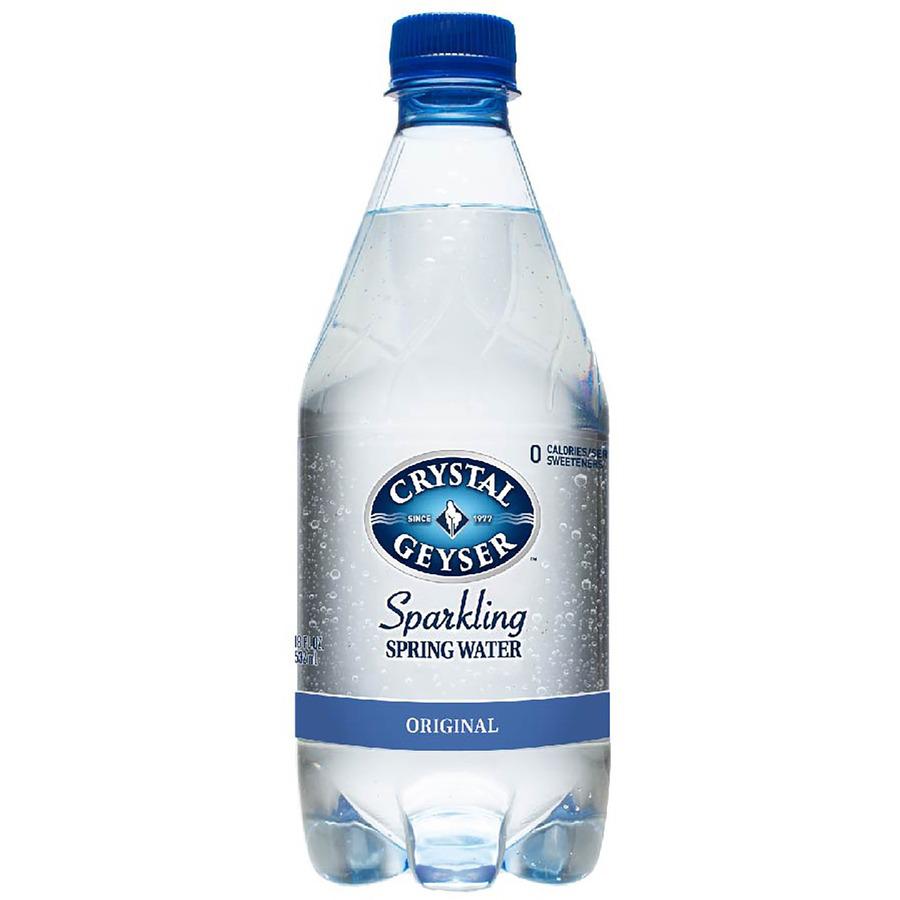 Crystal Geyser Sparkling Spring Water - Ready-to-Drink - 18 fl oz (532 mL) - 24 / Carton / Bottle. Picture 2