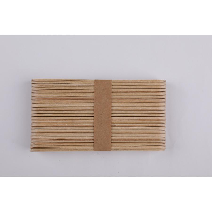 Sparco Jumbo Craft Sticks - Multipurpose - 0.05"Height x 5.90"Width x 0.70"Depth - 500 / Box - Brown - Wood. Picture 3