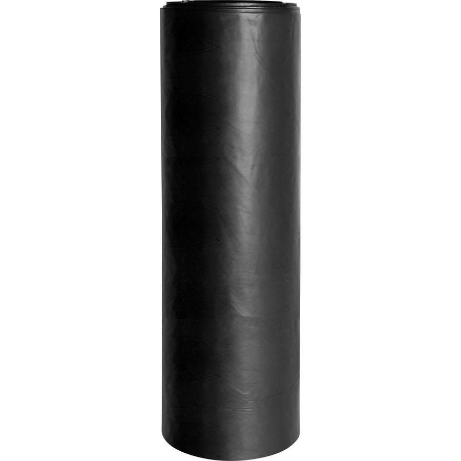 Genuine Joe Heavy-duty Trash Can Liners - 55 gal Capacity - 39" Width x 58" Length - 2.70 mil (69 Micron) Thickness - Black - 50/Carton - Waste Disposal, Debris, Office Waste, Food Waste. Picture 3