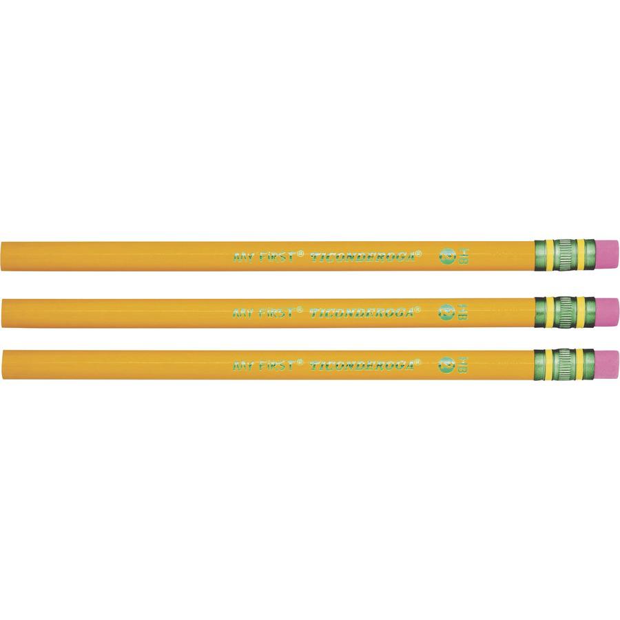 Ticonderoga My First Wood Pencil - #2 Lead - Yellow Cedar Barrel - 36 / Pack. Picture 12