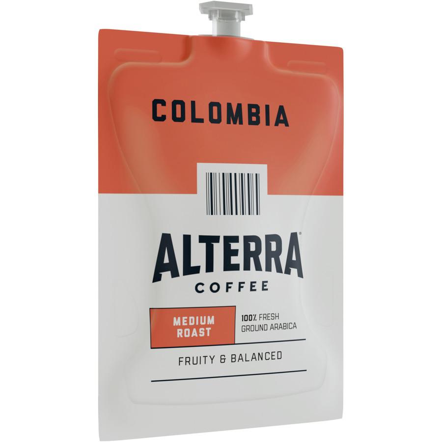 Alterra Freshpack Colombia Coffee - Compatible with Flavia Aroma, Flavia Barista, FLAVIA Creation 600, Flavia Creation 500, Flavia Creation 200, Flavia Creation 150, Flavia Creation 300 - Medium - 100. Picture 7