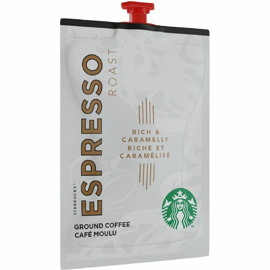 Starbucks Freshpack Blonde Espresso Roast Coffee - Compatible with Flavia Barista - 72 / Carton. Picture 7