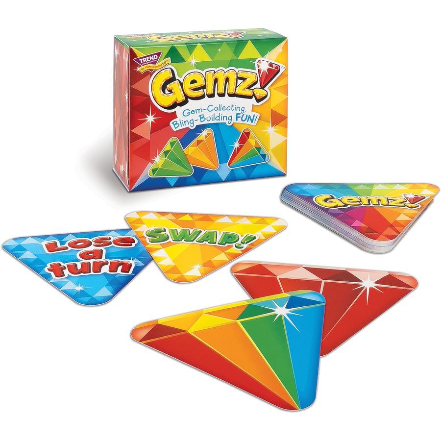 Trend Gemz! Three Corner Card Game - 2 to 4 Players - 1 Each. Picture 8