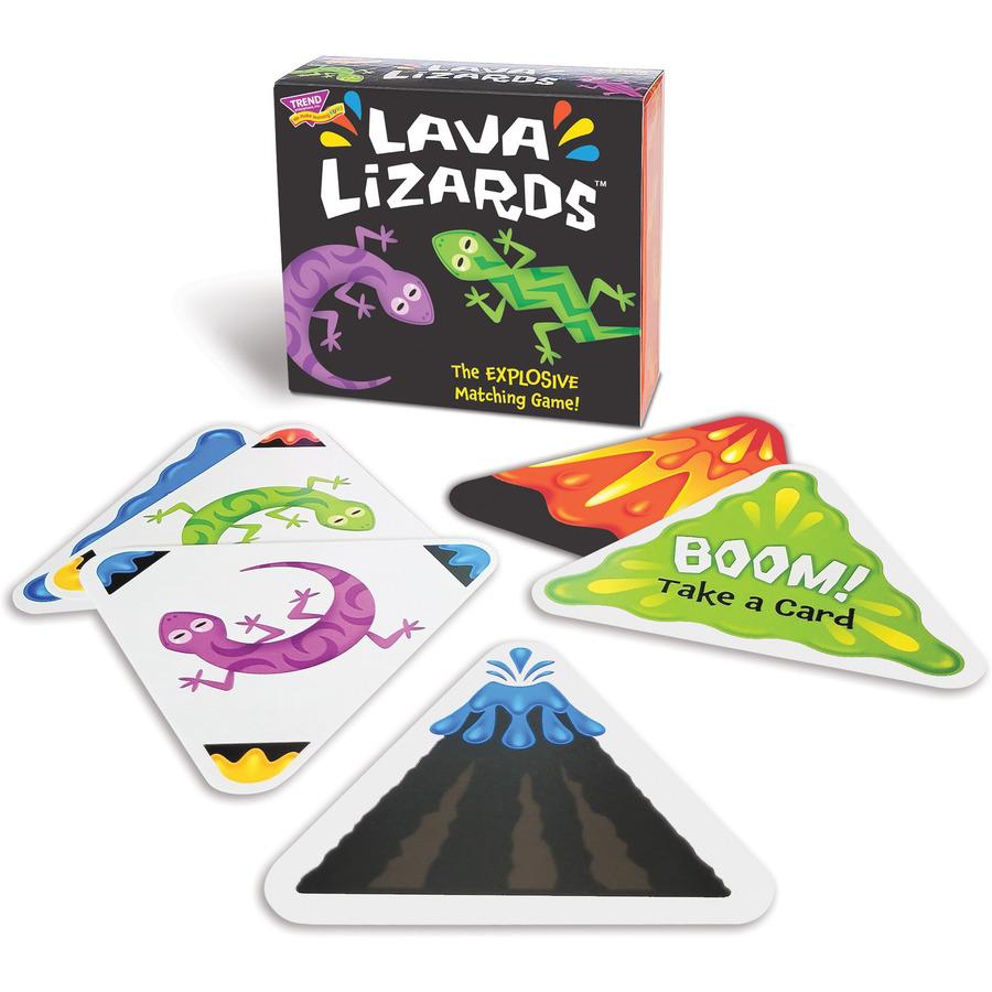 Trend Lava Lizards Three Corner Card Game - Matching - 1 to 4 Players - 1 Each. Picture 8