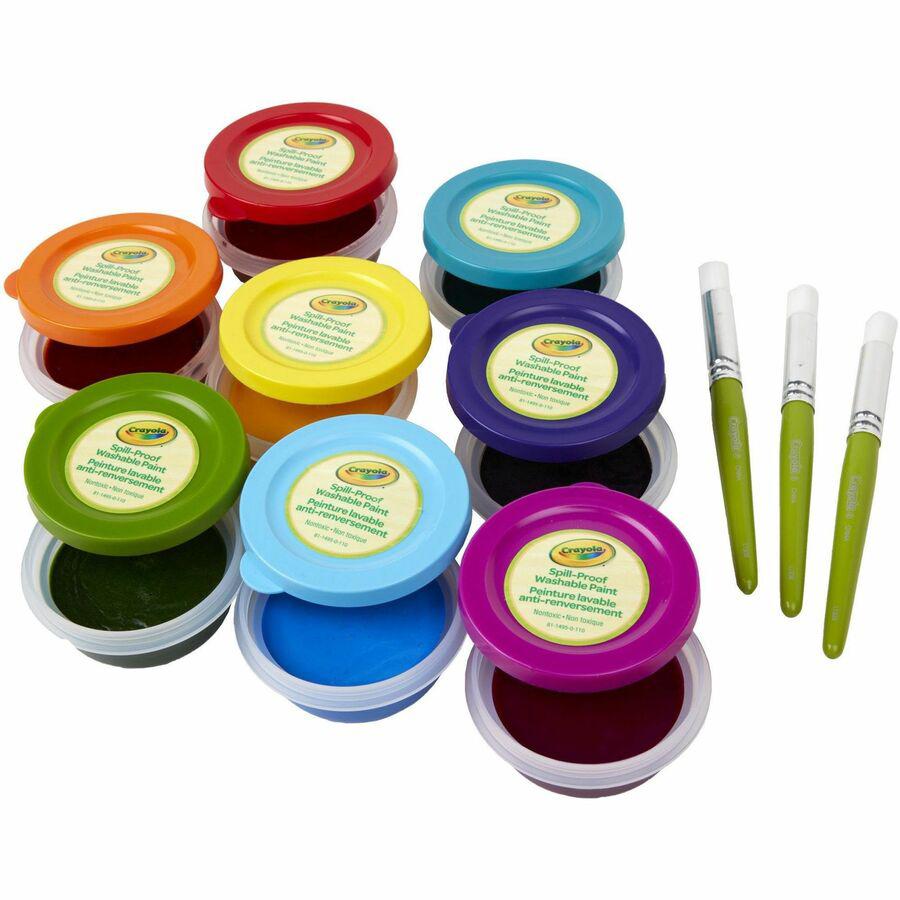 Crayola Spill Proof Washable Paint Set - Art, Craft, Fun and Learning - Recommended For 3 Year - 1 Kit. Picture 15