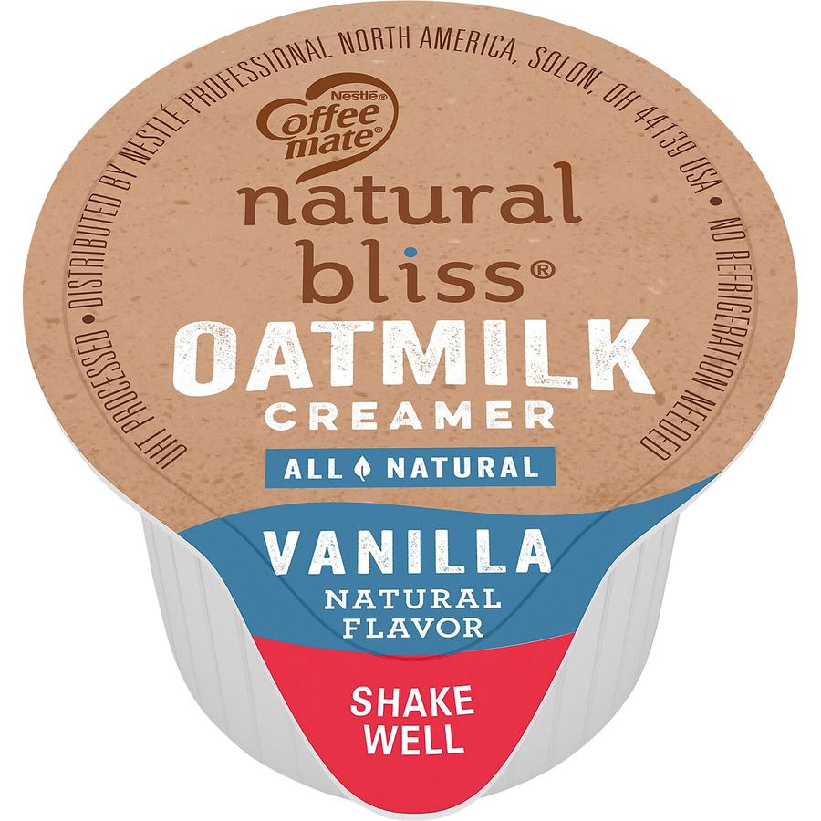Coffee mate Oat Milk Vanilla Liquid Creamer Singles - Vanilla Flavor - 0.38 fl oz (11 mL) - 50/BoxTub. Picture 4