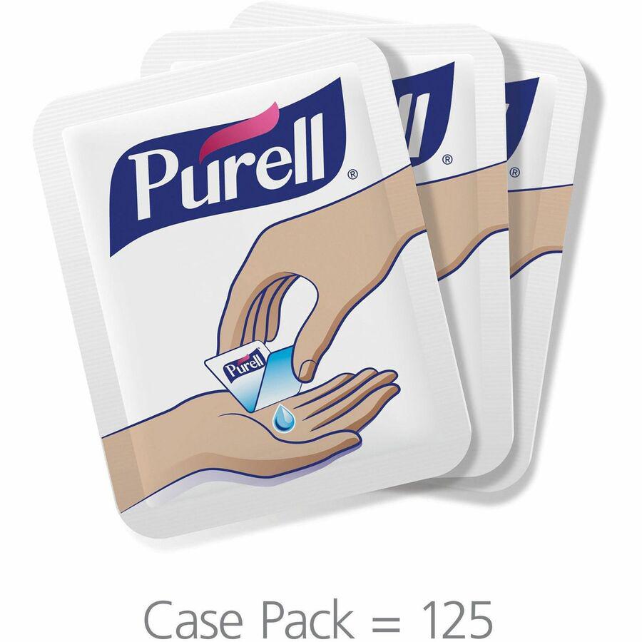 PURELL&reg; Advanced Hand Sanitizer Gel - Kill Germs - Hand - Clear - Durable - 125 Pack. Picture 6