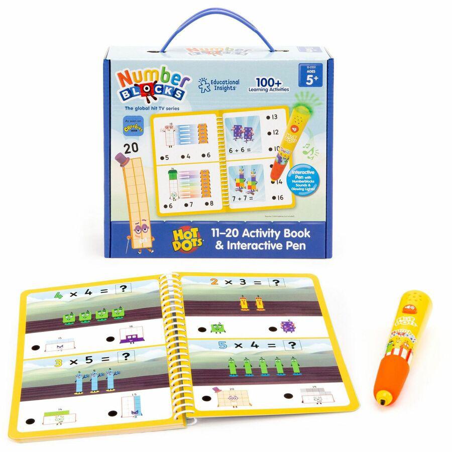 Hot Dots Numberblocks Activity Book Interactive Printed Book - 60 Pages. Picture 3