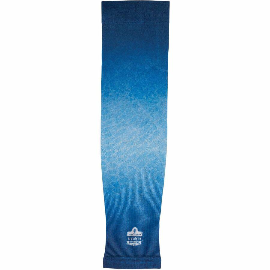 Chill-Its 6695 Sun Protection Arm Sleeves - Blue - UV Protection, Moisture Wicking, Stretchable, Machine Washable. Picture 11