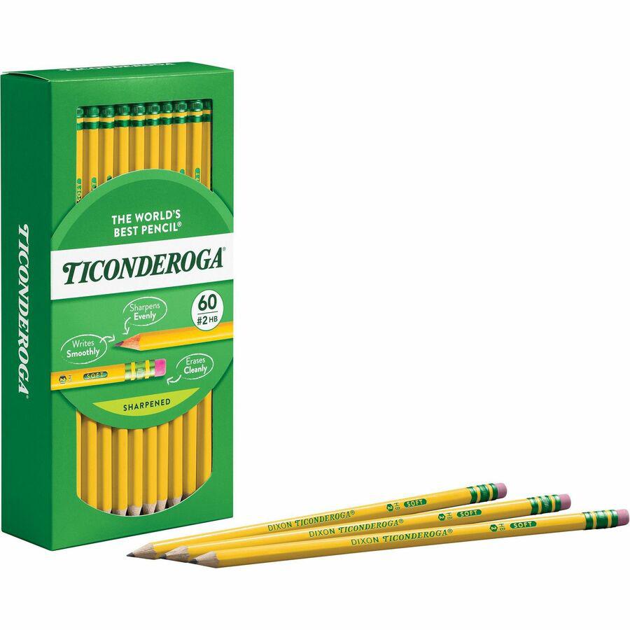 Dixon Soft No. 2 Pencils - Yellow Barrel - 240 / Box. Picture 12