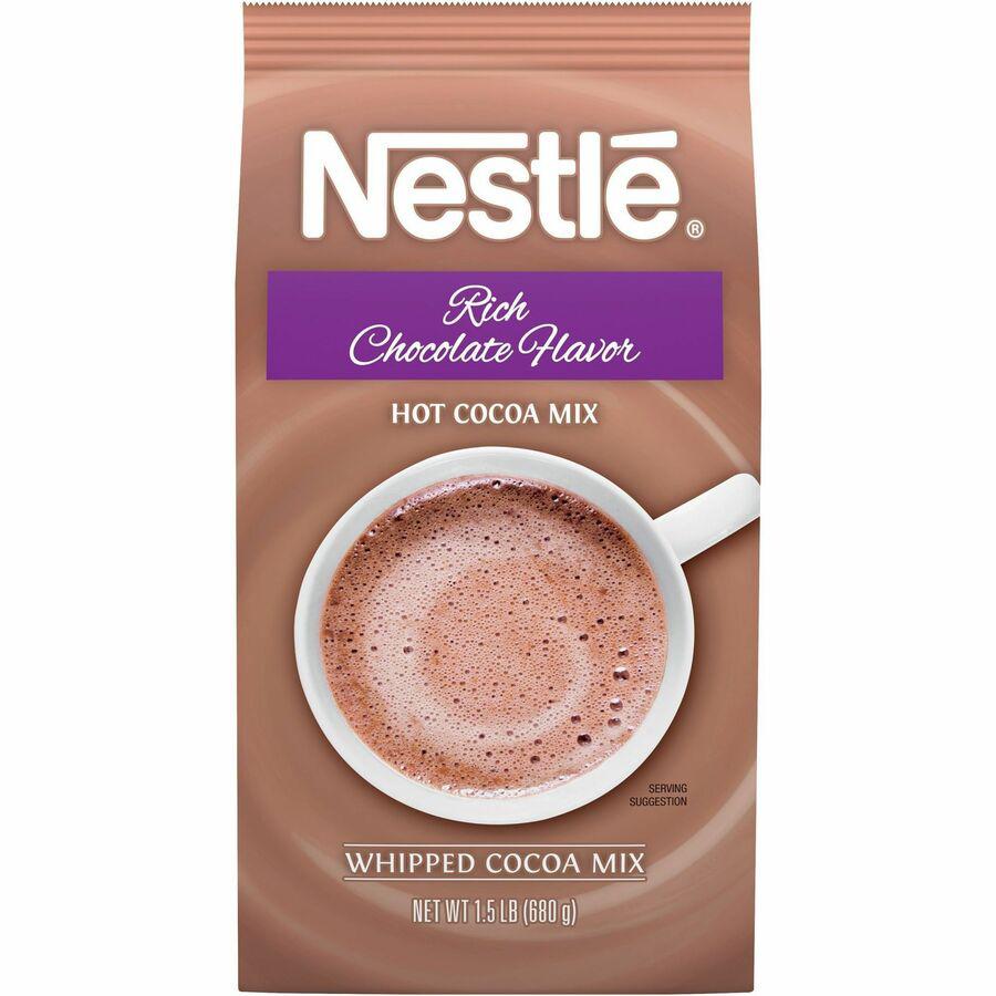Nestle Rich Chocolate Hot Cocoa Mix - 1.50 lb - Bag - 12 / Carton. Picture 10