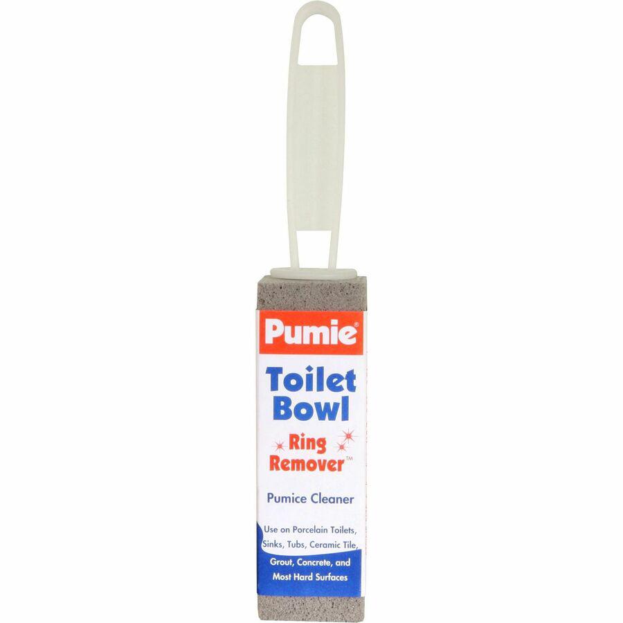 U.S. Pumice Toilet Bowl Ring Remover - 6 / Carton - Reusable - Gray. Picture 3
