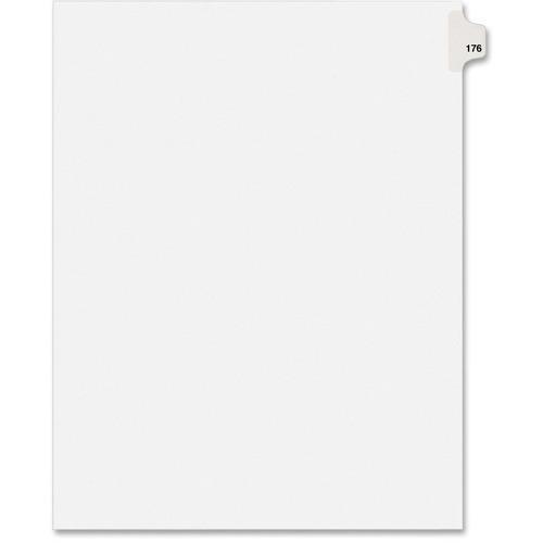 Avery&reg; Side Tab Individual Legal Dividers - 25 x Divider(s) - Side Tab(s) - 176 - 1 Tab(s)/Set - 8.5" Divider Width x 11" Divider Length - Letter - 8.50" Width x 11" Length - White Paper Divider -. Picture 2