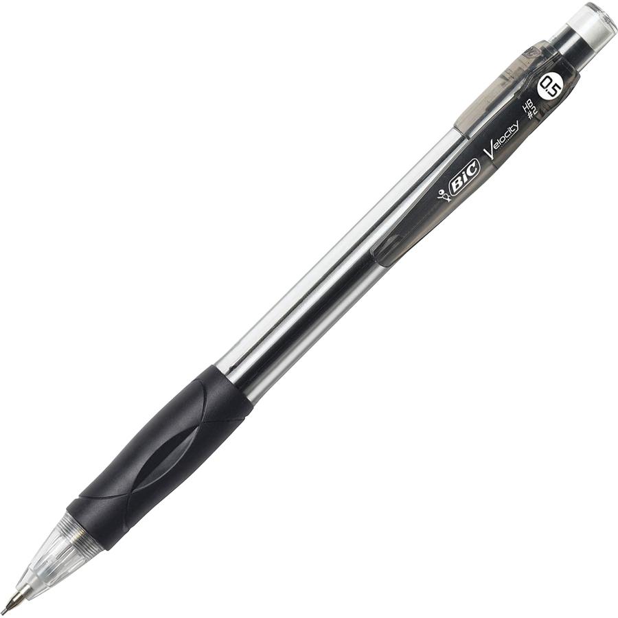 BIC Mechanical Pencils - #2 Lead - 0.5 mm Lead Diameter - Refillable - Black Barrel - 1 Dozen. Picture 3