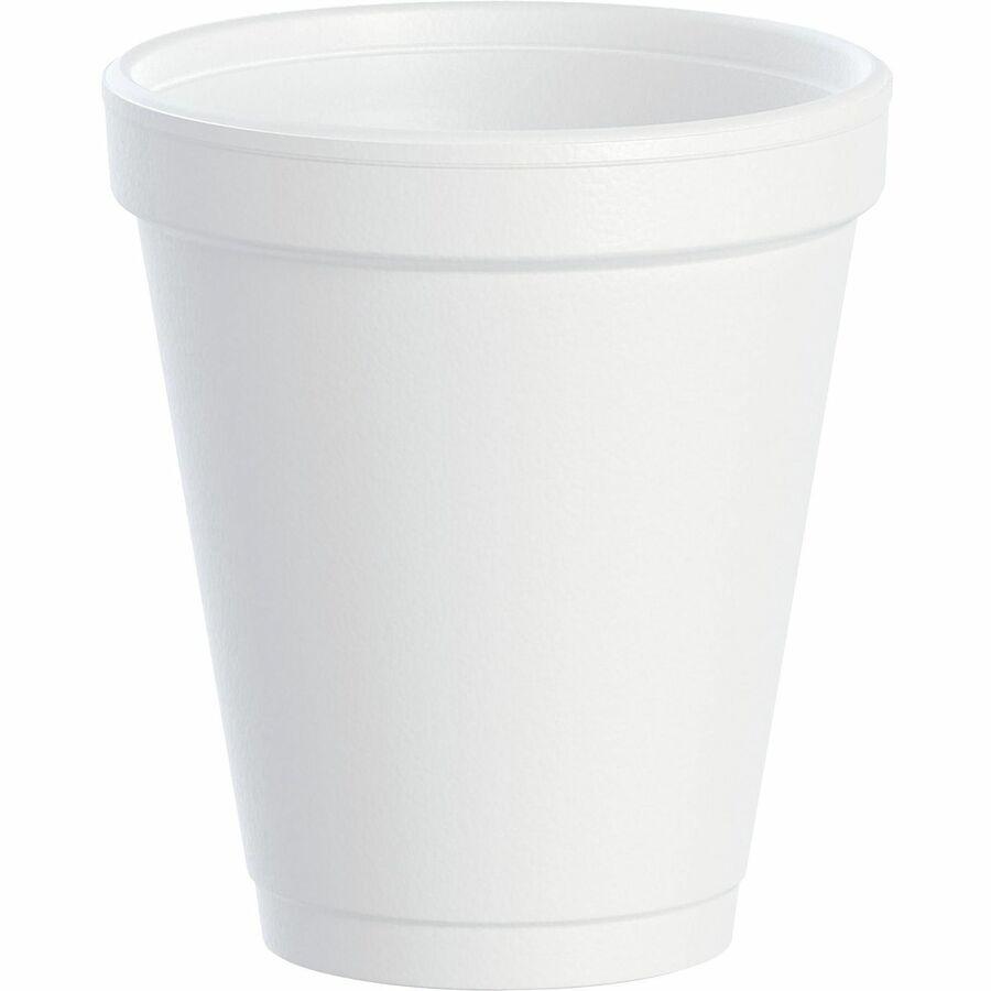 Dart 6 oz Insulated Foam Cups - 25 / Pack - 40 / Carton - White - Foam - Soft Drink, Cold Drink, Hot Drink. Picture 8