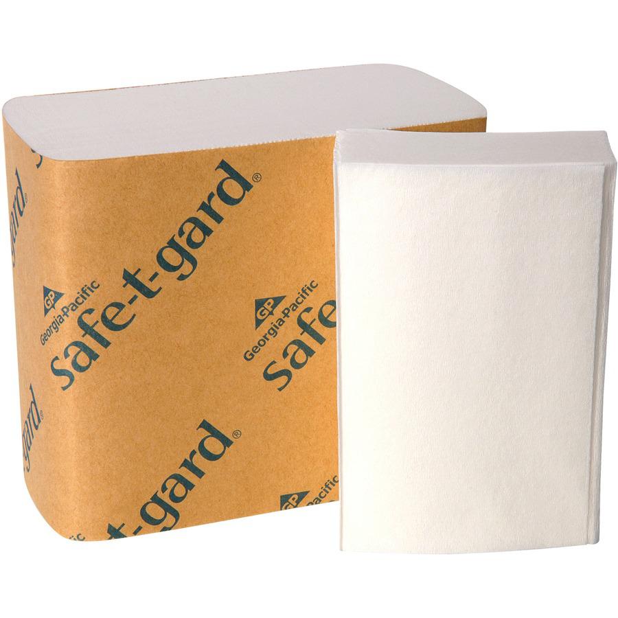 Safe-T-Gard&reg; Door Tissue Dispenser Refill - 4" x 10" - White - 200 Per Pack - 40 / Carton. Picture 7