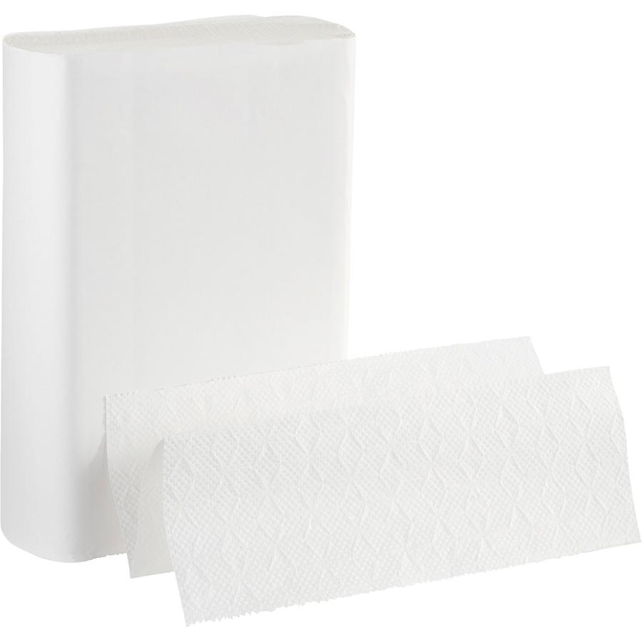 Pacific Blue Ultra Big Fold Z Premium Paper Towels - 1 Ply - 10.40" x 10.80" - White - 220 Per Pack - 10 / Carton. Picture 6