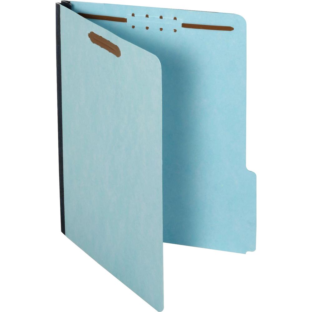 Pendaflex 1/3 Tab Cut Letter Recycled Classification Folder - 8 1/2" x 11" - 1" Expansion - 2 Fastener(s) - 2" Fastener Capacity for Folder - Top Tab Location - Assorted Position Tab Position - Pressb. Picture 3