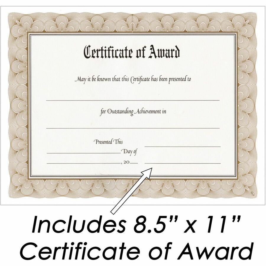 Golite nu-dell Woodgrain Award-A-Plaque - 13" x 10.50" Frame Size - Holds 11" x 8.50" Insert - Horizontal, Vertical - 1 Each - Black Marble. Picture 7
