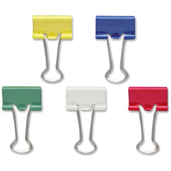 Officemate Binder Clips, Assorted - Medium - 1 / Pack - Assorted. Picture 3