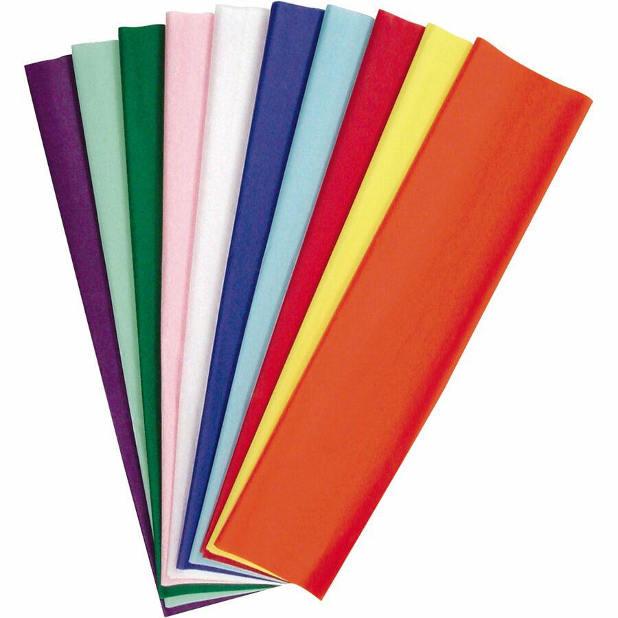 KolorFast Kolorfast Tissue Paper Assortment - 20" x 30" - Assorted - 100 / Pack. Picture 6